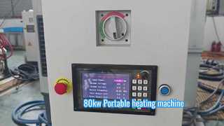 Taşınabilir ısıtıcı için 80kwfull dijital igbt indüksiyonlu ısıtma makinesi