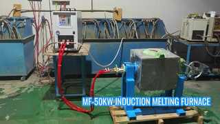 MF-50KW Orta frekanslı indüksiyon eritme fırını 10kg-30kg kapasiteli