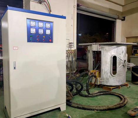 İyi fiyat Bakır Eritme, Pirinç, Bronz için 750KGS İndüksiyon Eritme Fırını çevrimiçi