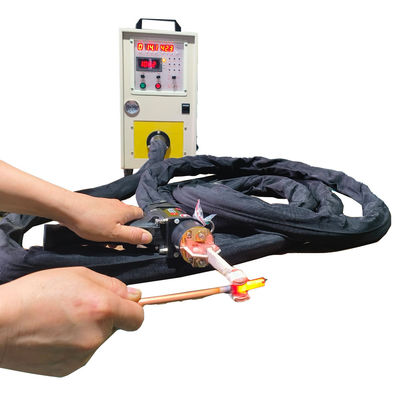 El IGBT İndüksiyon Lehimleme Makinesi Las Bakır Köşe Eklemleri / Cooper Bağlantıları için